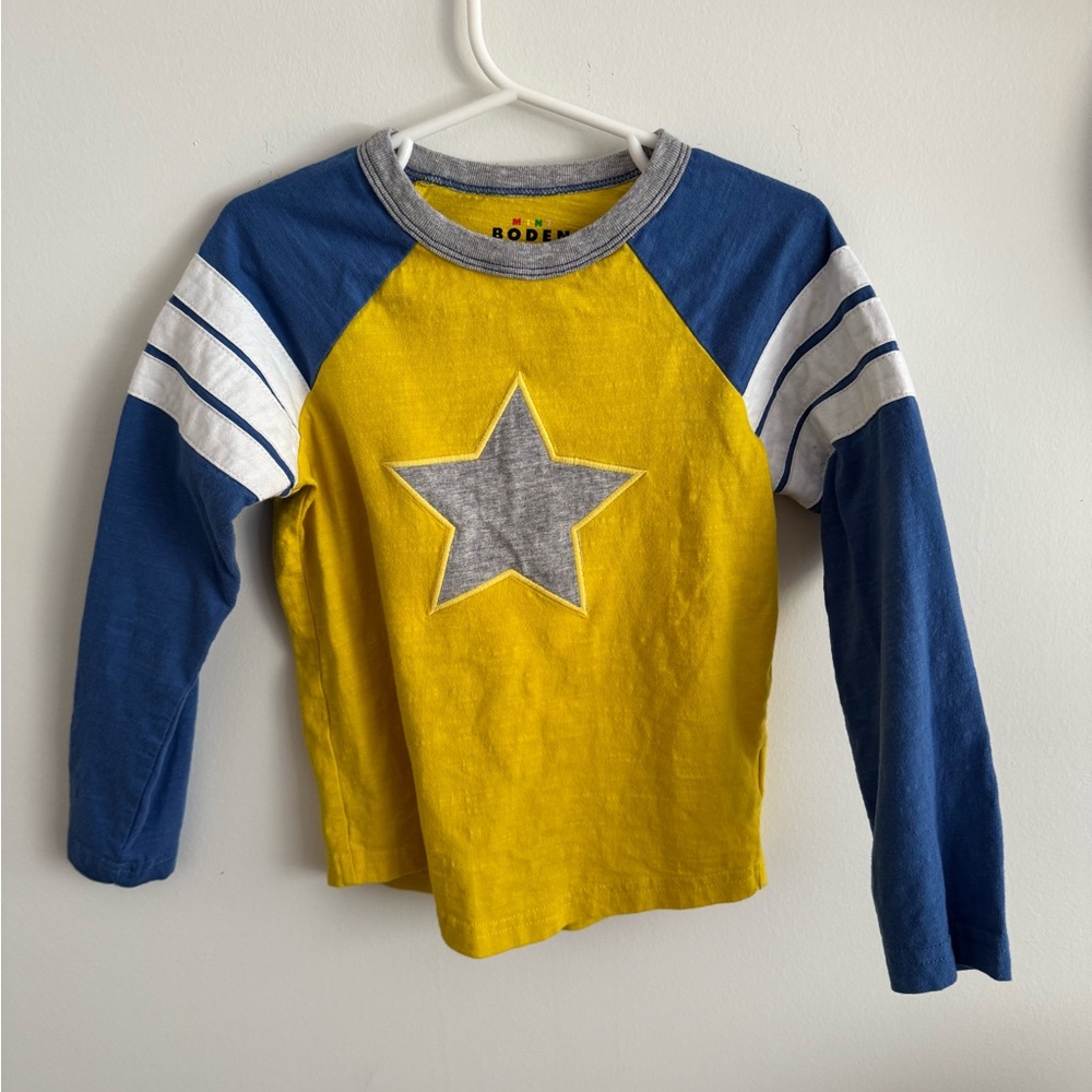 Mini boden Ragland tee shirt sz 4-5